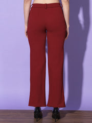 Carrera Full Length Women Formal Trousers and Pants-3299