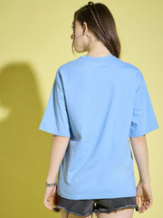 Cotton Oversized Baggy Fit Drop Shoulder Half Sleeve Women T-Shirts-3399-3400