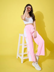 Women Wide Leg Trouser Pants with Side Bow Design-3582-3582