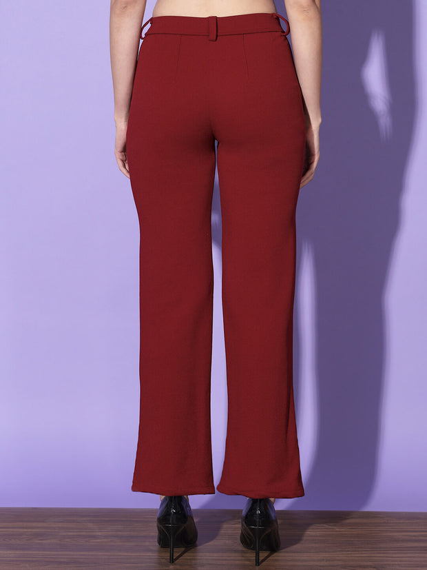 Carrera Full Length Women Formal Trousers and Pants-3296