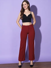 Carrera Full Length Women Formal Trousers and Pants-3297