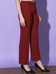 Carrera Full Length Women Formal Trousers and Pants-3299