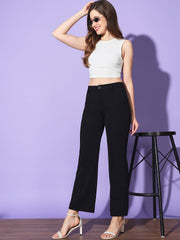 Carrera Full Length Women Formal Trousers and Pants-3297