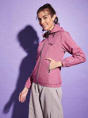 Waterproof Windcheater Jacket with Hoodie For Women-3351