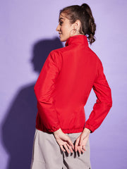 Waterproof Windcheater Jacket with Hoodie For Women-3351