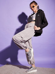 Waterproof Windcheater Jacket with Hoodie For Women-3351