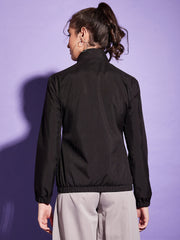 Waterproof Windcheater Jacket with Hoodie For Women-3351