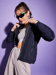 Waterproof Windcheater Jacket with Hoodie For Women-3351