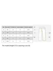 Straight Fit Full Length Solid Cargo Pant | Women Casual Pant-3389-3390