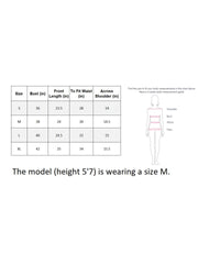 Off White Georgette Floral Print Regular Fit Women Shirt-3444