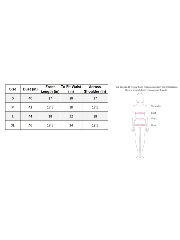 Striped Cotton Crop Shirt with Stylish Pocket for Women-3614-3615