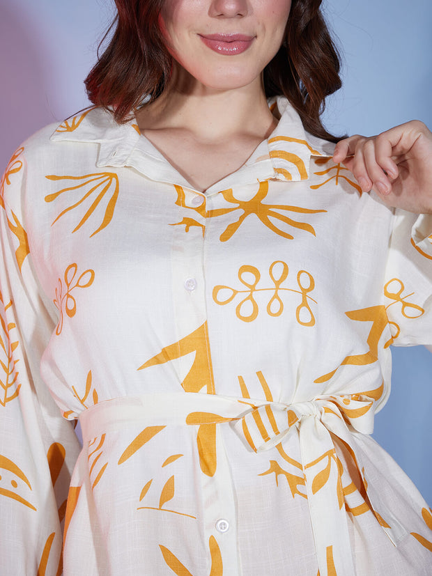 Rayon Printed Women's 2 Piece Outfits |Shirt Palazzo Set| Co-Ord Set-3339