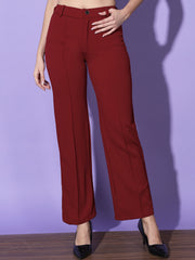 Carrera Full Length Women Formal Trousers and Pants-3296