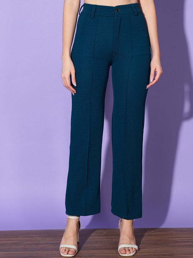 Carrera Full Length Women Formal Trousers and Pants-3362