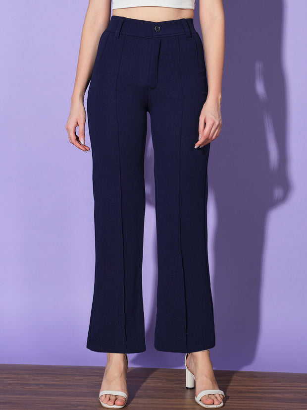 Carrera Full Length Women Formal Trousers and Pants-3362