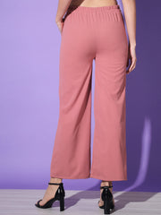 Solid Lycra Women Trouser Pant-3144