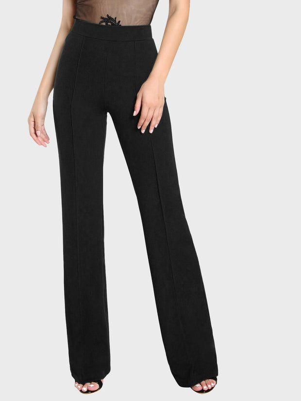 Lycra Full Length Women Trouser Pant-3116