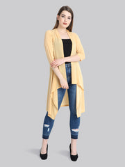 Trendy long shrug