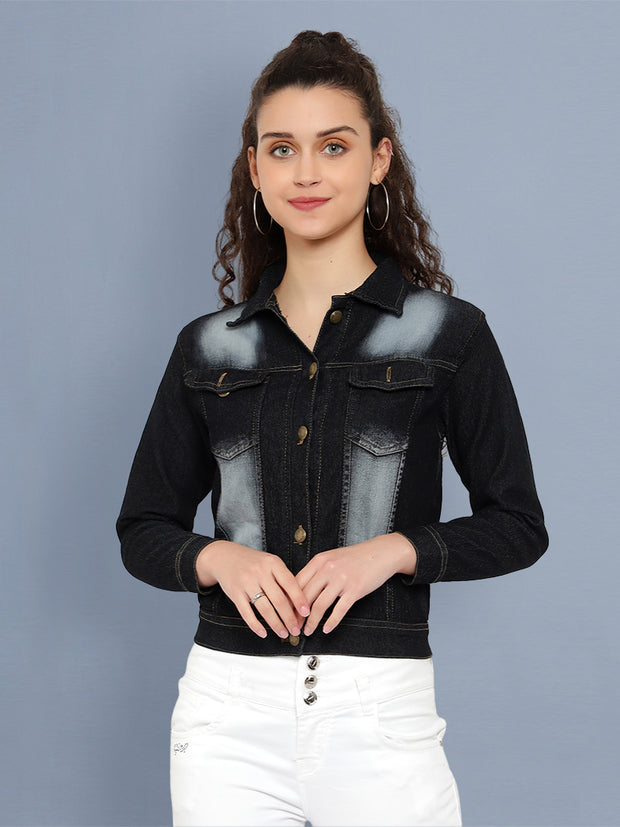 Stylish denim jacket for girls