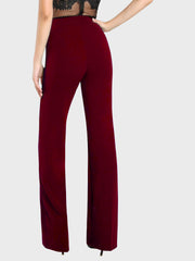 Lycra Full Length Women Trouser Pant-3113