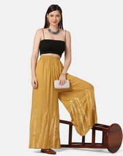 Rayon Full Length Women Wide-Leg Palazzo Pant-2901-2906