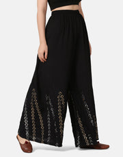 Rayon Full Length Women Wide-Leg Palazzo Pant-2902-2906