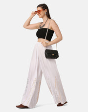 Rayon Full Length Women Wide-Leg Palazzo Pant-2901-2906