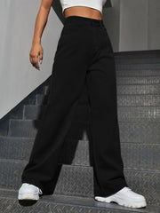 Denim Straight Wide Leg Women Jeans-3210