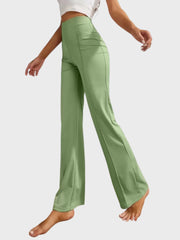 Lycra Full Length Women Trouser Pant-3116