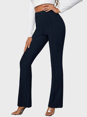 Lycra Full Length Women Trouser Pant-3116