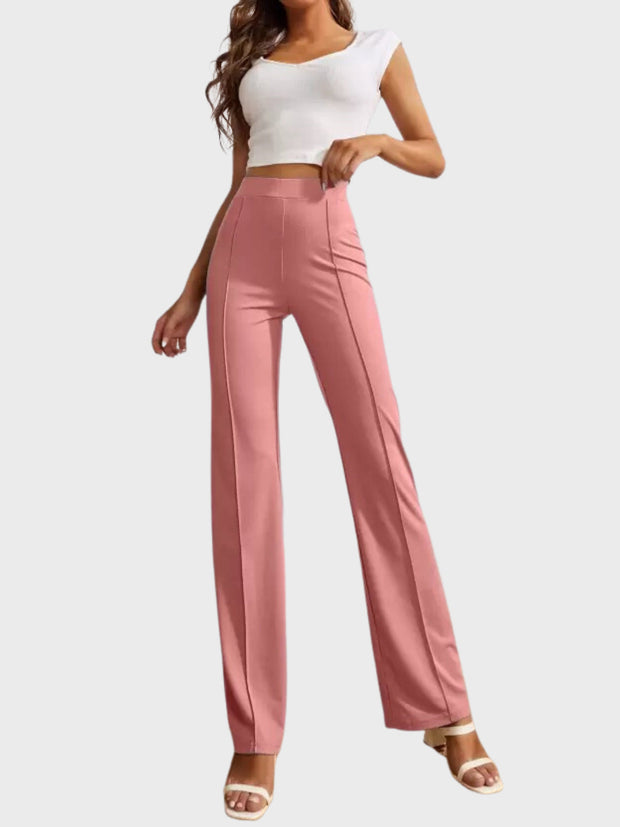 Lycra Full Length Women Trouser Pant-3116