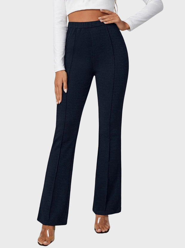 Lycra Full Length Women Trouser Pant-3116