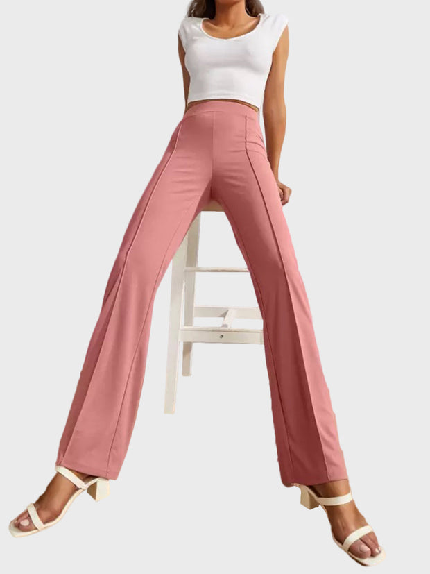 Lycra Full Length Women Trouser Pant-3116