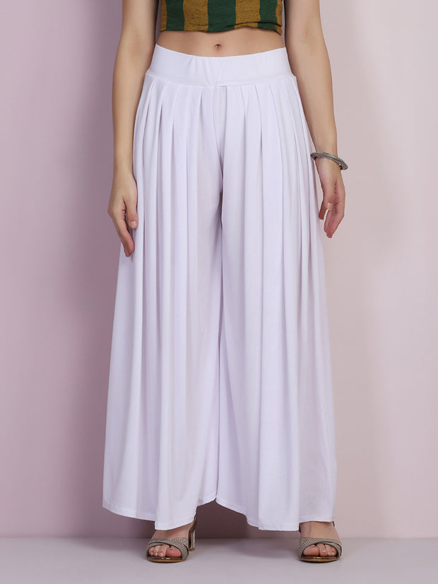 Buy White Trousers  Pants for Women by Fyre Rose Online  Ajiocom