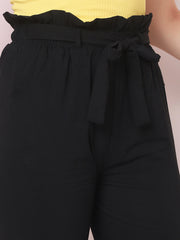 Toko Lycra Black Skinny Fit Women Trouser-2621