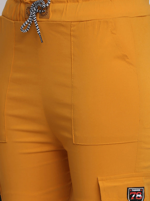 Yellow Toko Lycra Jogger Pant For Women-2773