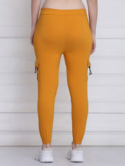 Yellow Toko Lycra Jogger Pant For Women-2773