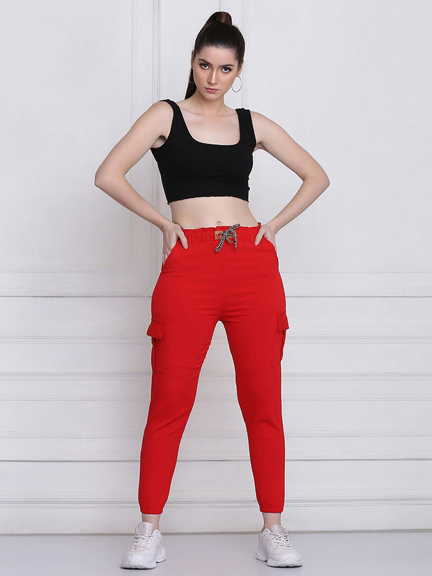 Trendy Joggers PantsTrousers and Toko Stretchable Cargo Pants for Girls  and womens