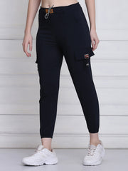 Navy Toko Lycra Jogger Pant For Women-2776