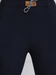 Navy Toko Lycra Jogger Pant For Women-2776