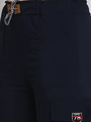 Navy Toko Lycra Jogger Pant For Women-2776