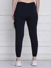 Navy Toko Lycra Jogger Pant For Women-2776