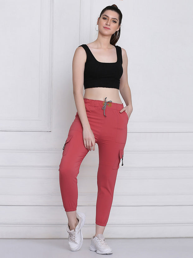 Gajri Toko Lycra Jogger Pant For Women-2772