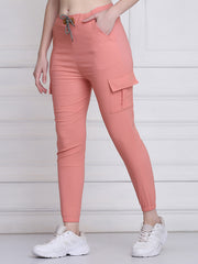 Gajri Twill Lycra Women Cargo Pant-2788