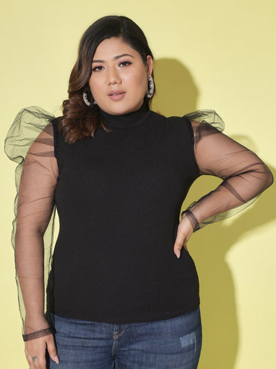 Plus Netted Tops PLUS SIZE TOPS