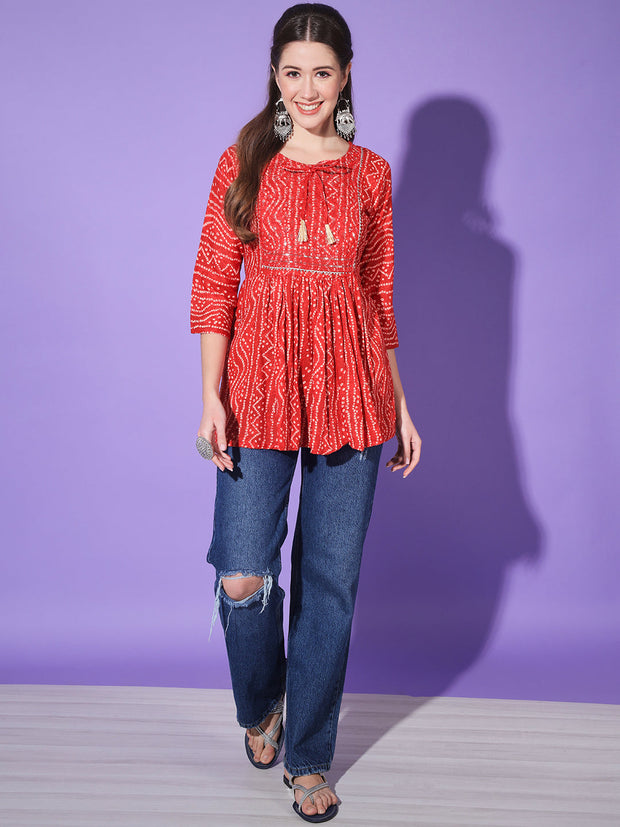 Discover more than 117 flared short kurti