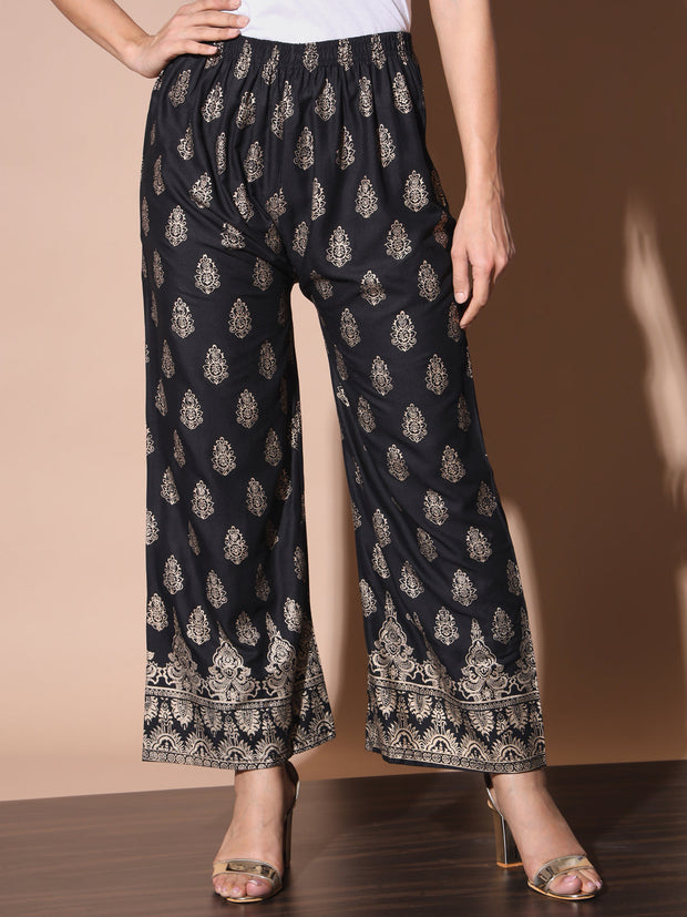 Buy Chuppan Chupai All Over Stars Print Palazzo Pants Black for Girls  67Years Online in India Shop at FirstCrycom  11624329